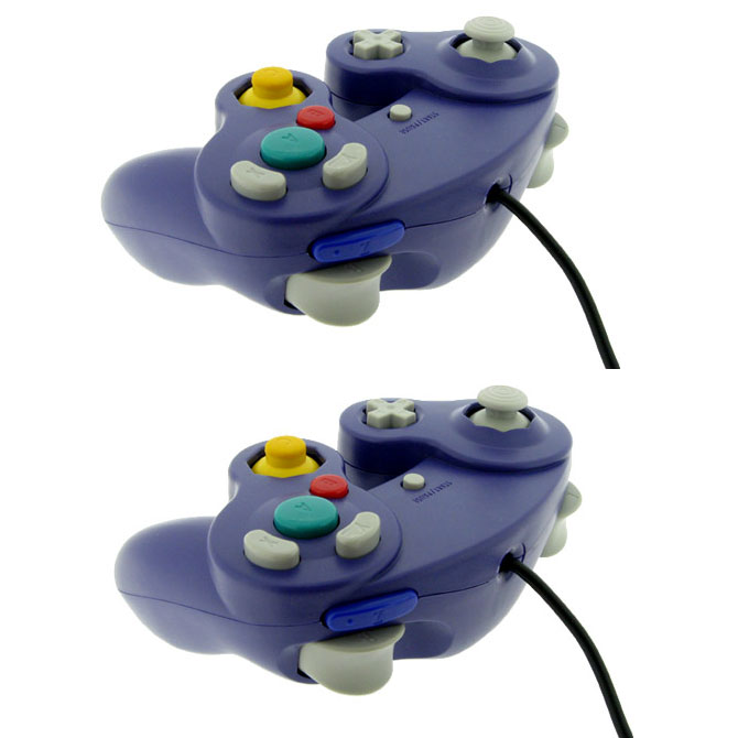 indigo game controller for nintendo gamecube wii new