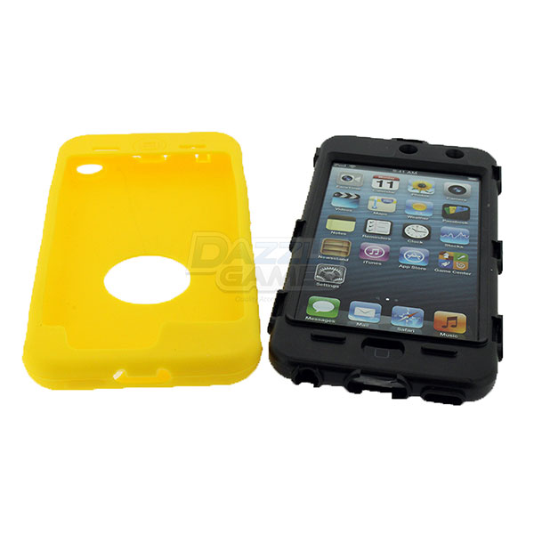  Hybrid Hard Gel Case Cover for iPod Touch 5th Generation 5g 5